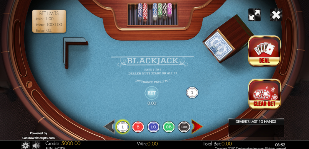 Blackjack Clásico